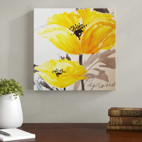 Poppy I - Wrapped Canvas Print