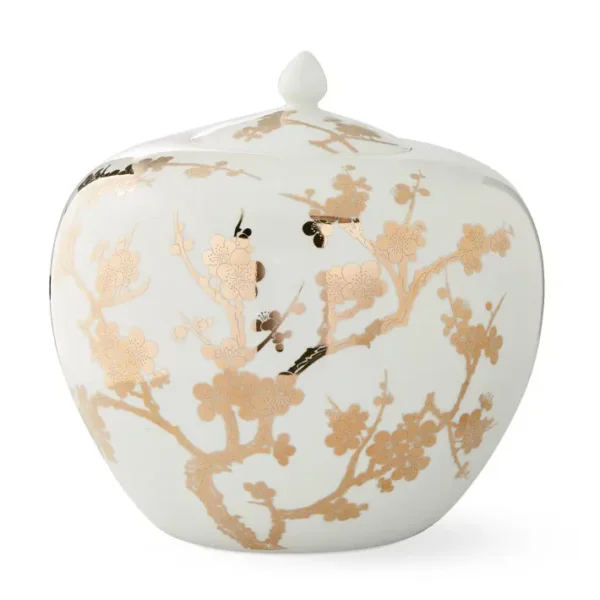 White and Gold Ginger Jar - Image 3